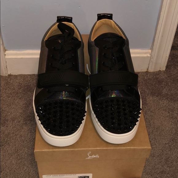 Beautiful Christian Louboutin sneakers with spikes and strap new edition size 44 - Picture 3 of 9